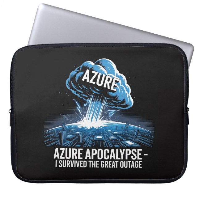 Capa Para Notebook Apocalipse Azure – Sobrevivi à Grande Queda (Frente)