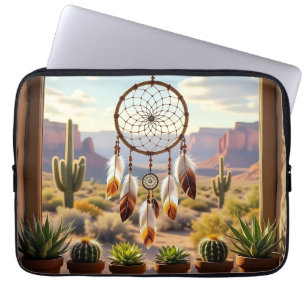 Capa Para Notebook Apoiador de sonhos, Desfiladeiros do Deserto, Cact