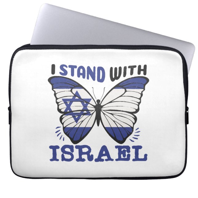 Capa Para Notebook Apoiar Israel - Eu apoio Israel (Frente)