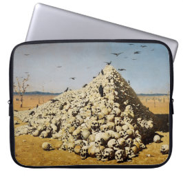 Capa Para Notebook Apoteose da Guerra (morte e destruição) (crânios)