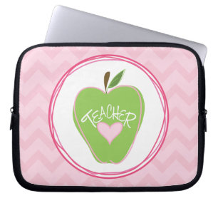 Capa Para Notebook Apple & a bolsa de laptop verdes do ziguezague