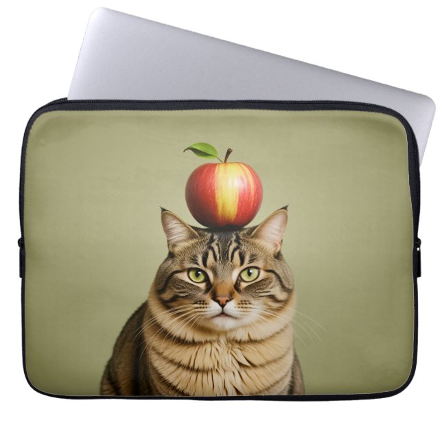 Capa Para Notebook Apple Cat (Frente)
