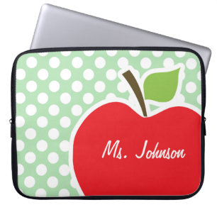 Capa Para Notebook Apple em Bolinhas verdes Celadon