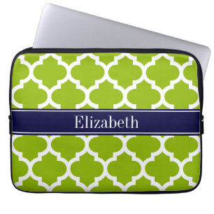 Capa Para Notebook Apple Grn Wharc Marroquino #5 Marinho Blue Name Mo