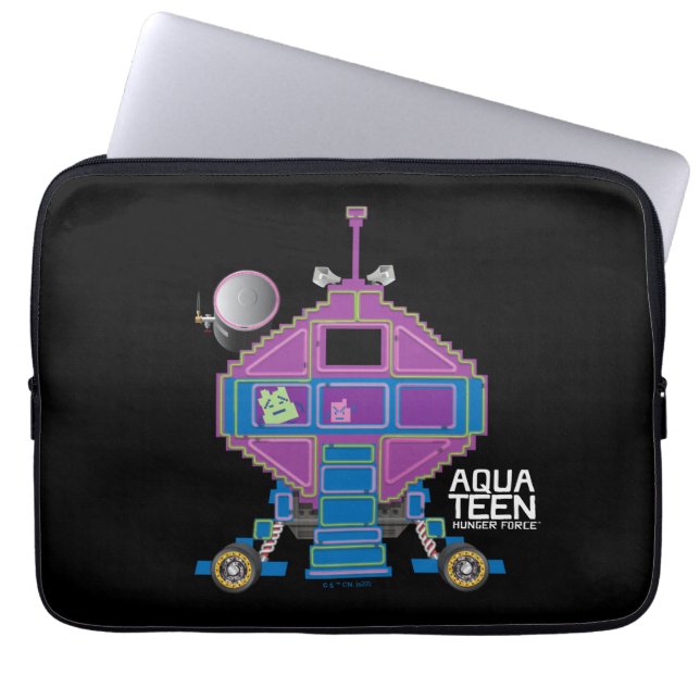 Capa Para Notebook Aqua Teen Fome Force Mooninites Carro (Frente)
