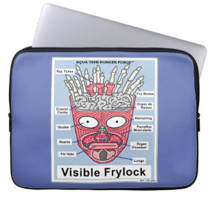 Capa Para Notebook Aqua Teen Fome Force Visible Frylock Poster