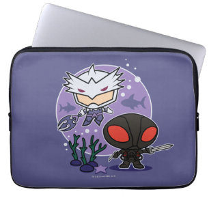 Capa Para Notebook Aquaman   Chibi Orm & gráfico submarino do Manta