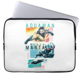 Capa Para Notebook Aquaman | Gráfico Modernista Aquaman & Black Manta