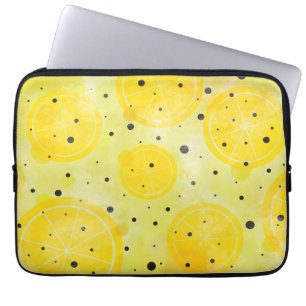 Capa Para Notebook Aquarela de Limão e Pimenta