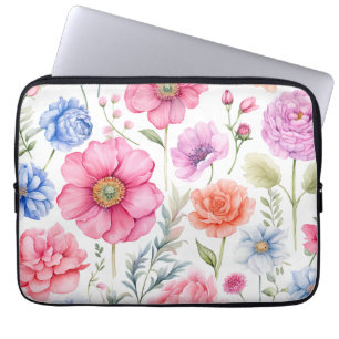 Capa Para Notebook Aquarela Floral