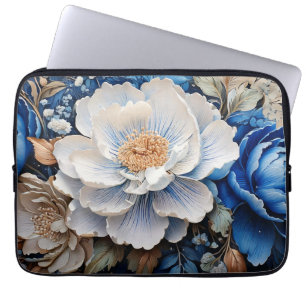 Capa Para Notebook Aquarela Flores de Flor de Flor bolsas de laptop