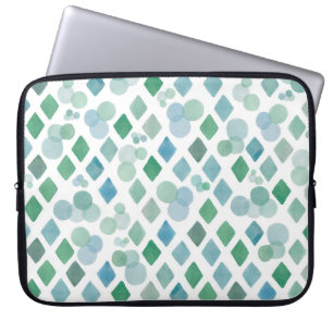 Capa Para Notebook Aquarela sem soldadura em fundo branco com um