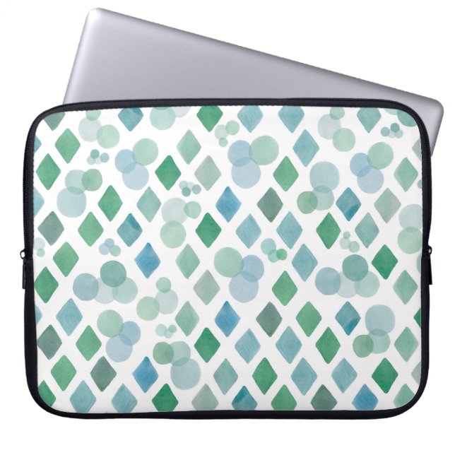 Capa Para Notebook Aquarela sem soldadura em fundo branco com um (Frente)