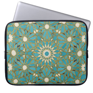 Capa Para Notebook arabesco turquesa
