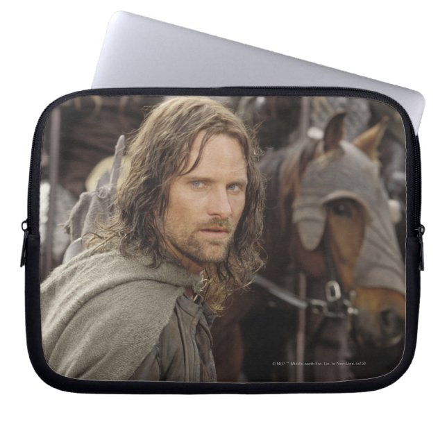 Capa Para Notebook Aragorn com cavalo (Frente)