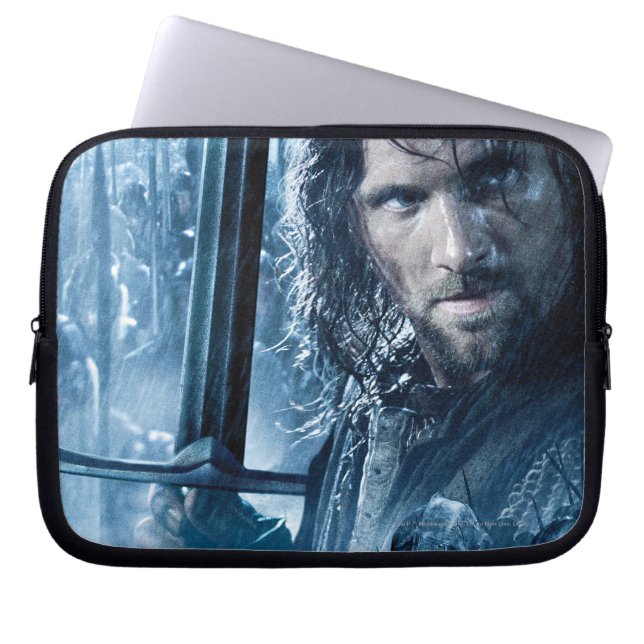 Capa Para Notebook Aragorn Versus Orcs (Frente)