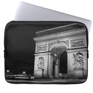 Capa Para Notebook Arc de Triomphe à noite em Paris