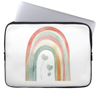 Capa Para Notebook Arco-íris Aquarela Boho