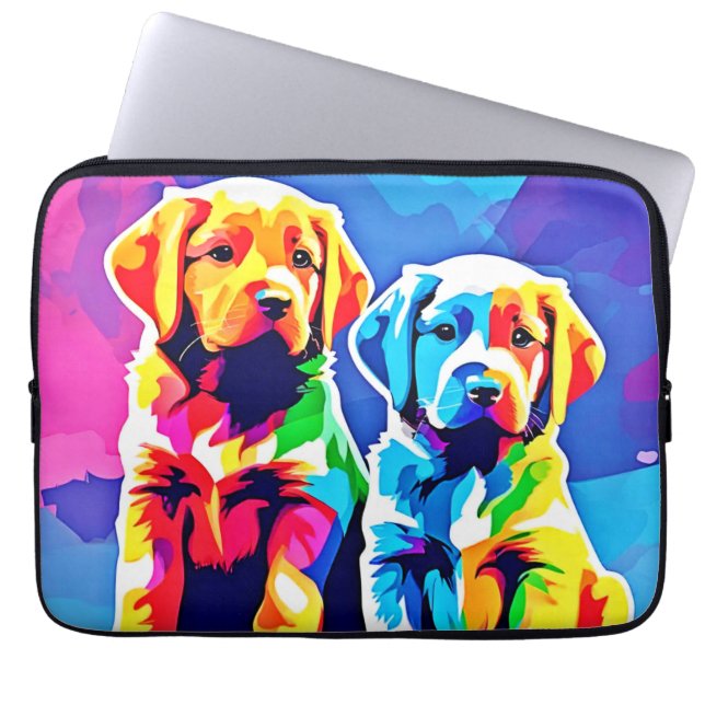 Capa Para Notebook Arco-Íris - Duo Reproduzível (Frente)