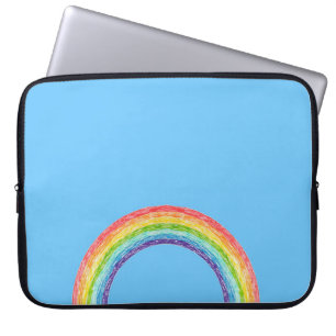 Capa Para Notebook Arco-íris e céu azul