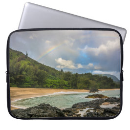 Capa Para Notebook Arco-íris em Lumaha'i Beach, Kauai, Havaí, Wetcase