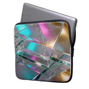 Capa Para Notebook Arco-íris Iridescente - Brilho Holográfico