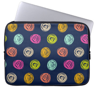 Capa Para Notebook Arco-Íris Ponto de Arroz Confetti no Papel de Enro