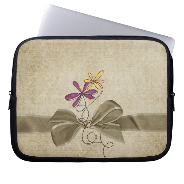 Capa Para Notebook Arco no soft damask (Frente)