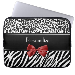 Capa Para Notebook Arco vermelho do impressão preto e branco na moda