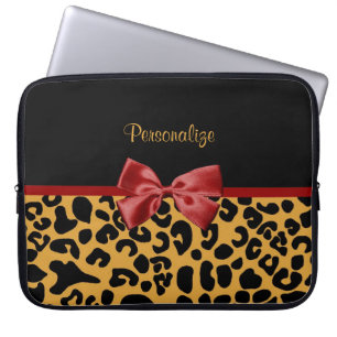 Capa Para Notebook Arco vermelho na moda da fita do impressão preto