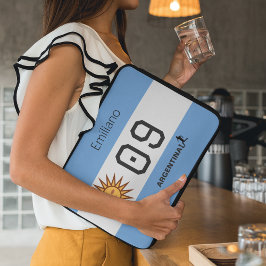 Capa Para Notebook Argentina Flag Personalized Soccer Fan Gear