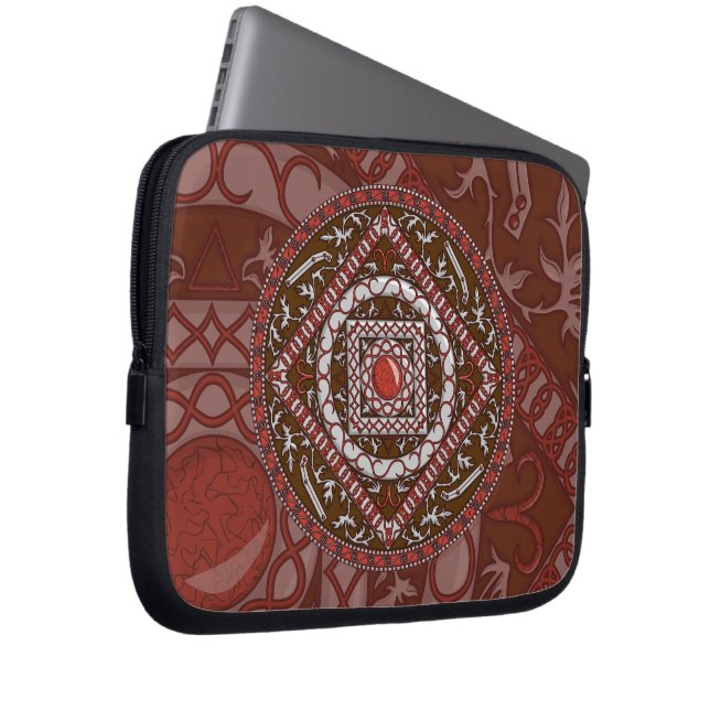 Capa Para Notebook Aries Mandala Laptop Case (Frente Esquerda)