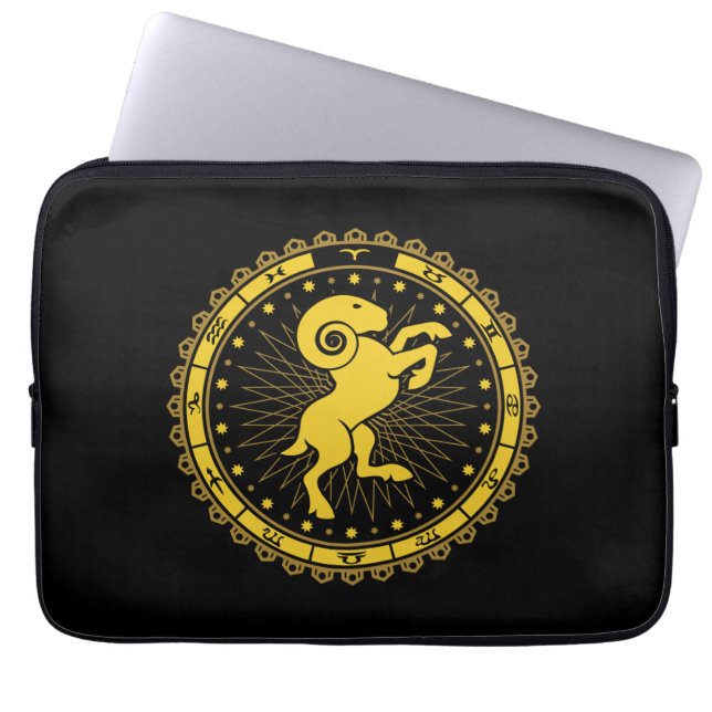Capa Para Notebook Aries - Símbolo Zodiac - Símbolo - Horoscópio (Frente)