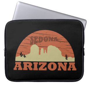 Capa Para Notebook Arizona sedona paisagem vintage az retro
