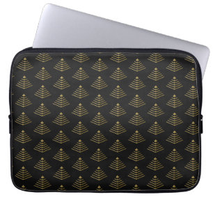 Capa Para Notebook Armadura Neo Deco Cibernética de Ouro Obsidiana Es