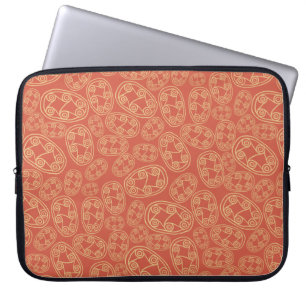 Capa Para Notebook Armários tribais egípcios na Bolsa de laptop verme