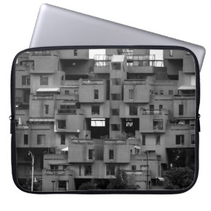 Capa Para Notebook Arquitetura em Preto e Branco
