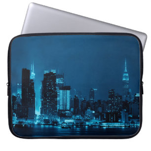 Capa Para Notebook Arranha-céus do centro de Manhattan e Nova Iorque