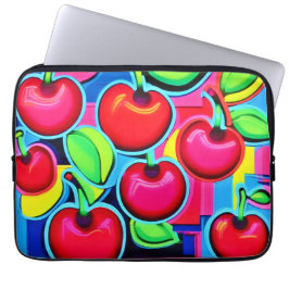 Capa Para Notebook Arrebentação de Cereja Pop Art