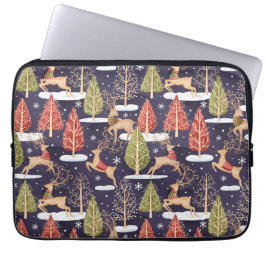 Capa Para Notebook Arrendoras Whimsical Woodland Winter