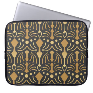 Capa Para Notebook Art Deco Luxury: Vintage a elegância Japonesa