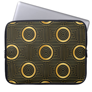 Capa Para Notebook Art Deco - padrão de wallpaper de vintage sem desc