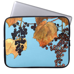 Capa Para Notebook Art Nouveau Uvas Congeladas