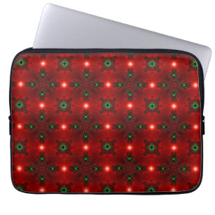 Capa Para Notebook Artdeco de Natal em Estilo Retroativo