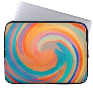 Capa Para Notebook Arte Abstrata Moderna de Redemoinho #8