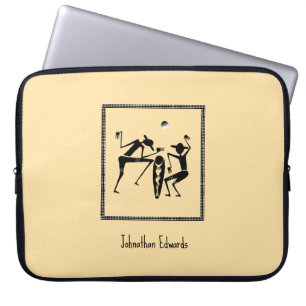 Capa Para Notebook Arte Africana, Dança Luar