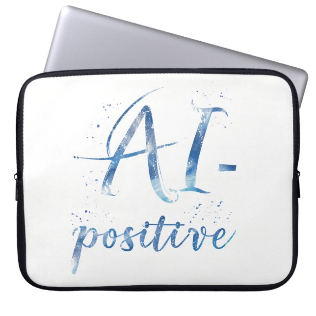 Capa Para Notebook Arte AI-Positive Text (Frente)