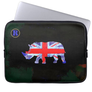 Capa Para Notebook arte animal rinoceronte uk