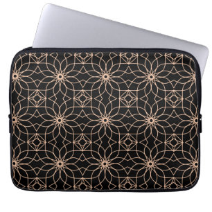 Capa Para Notebook Arte Árabe com Padrão Geométrico Islâmico