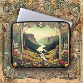 Capa Para Notebook Arte Clássica Paisagem Art Nouvea
